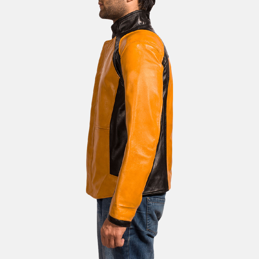 Mens Sunrise Leather Biker Jacket